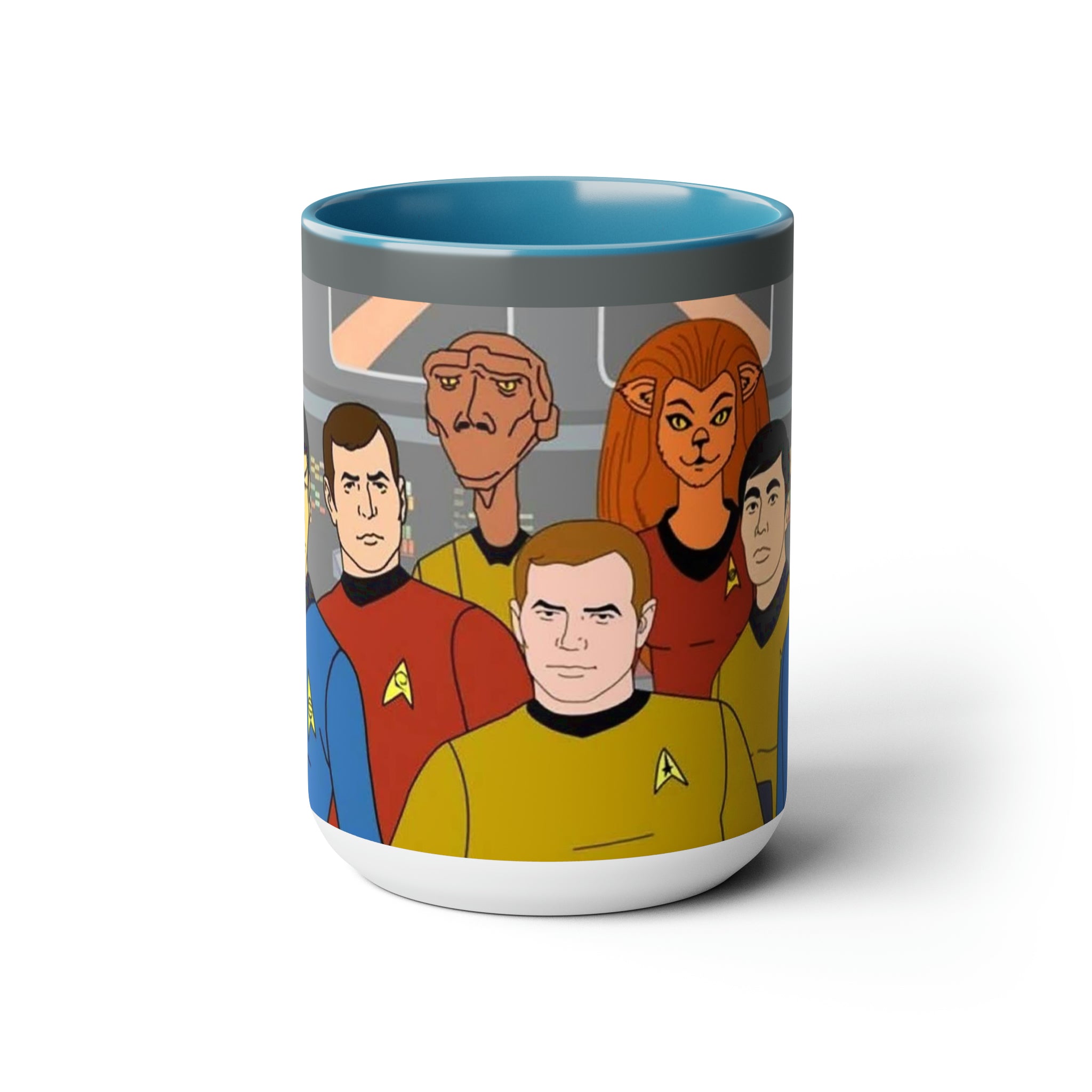 Star Trek Collection- White Ceramic Mug - Creations by Chris and Carlos
